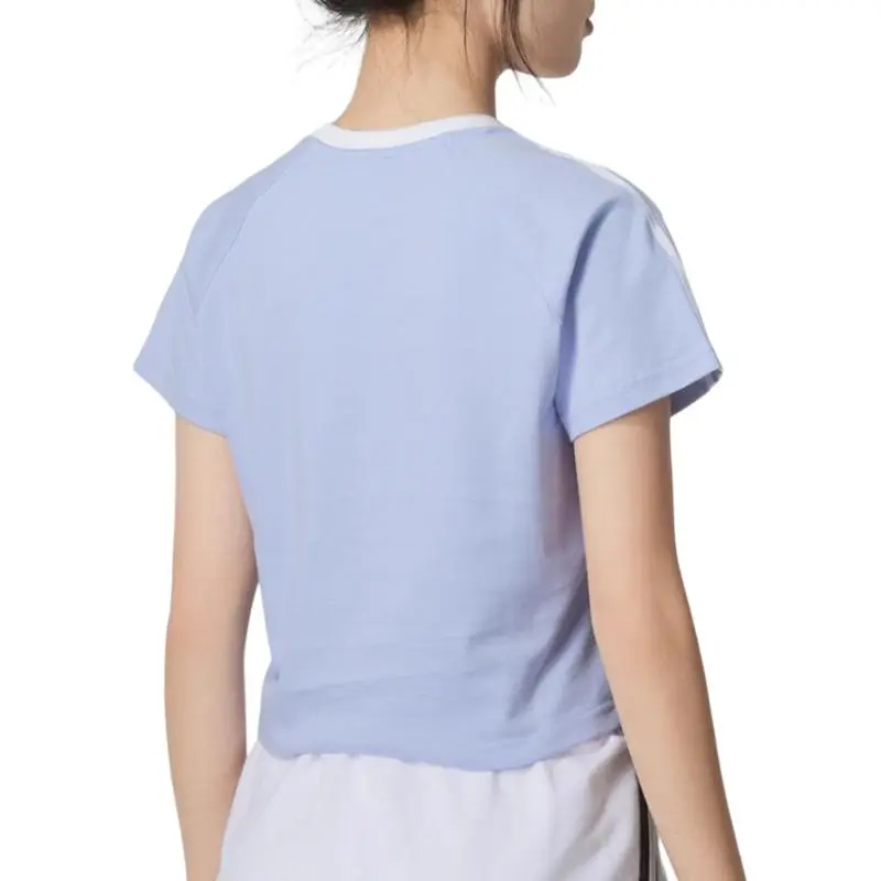 Adidas Originals Adicolor Raglan Sleeve T Shirt Women's Purple-2