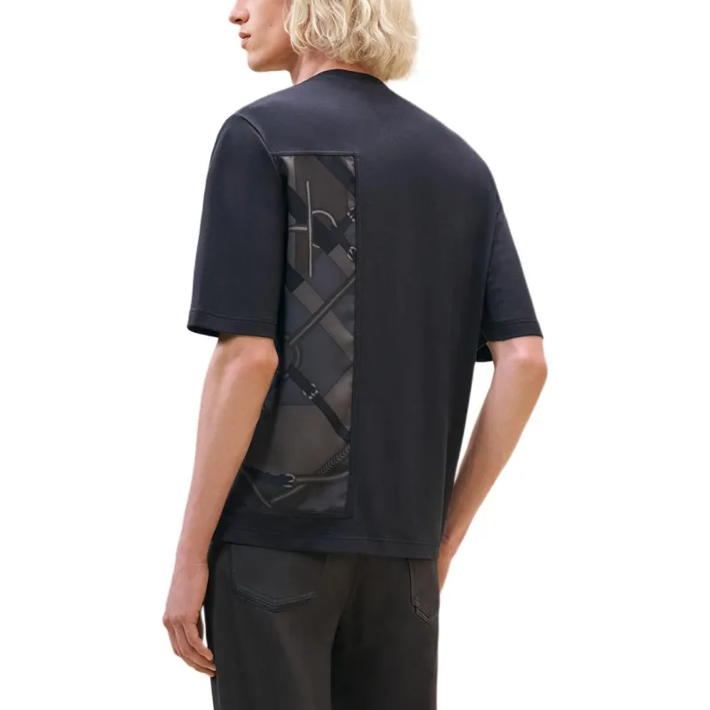 HERMES T Shirts Men Black-1