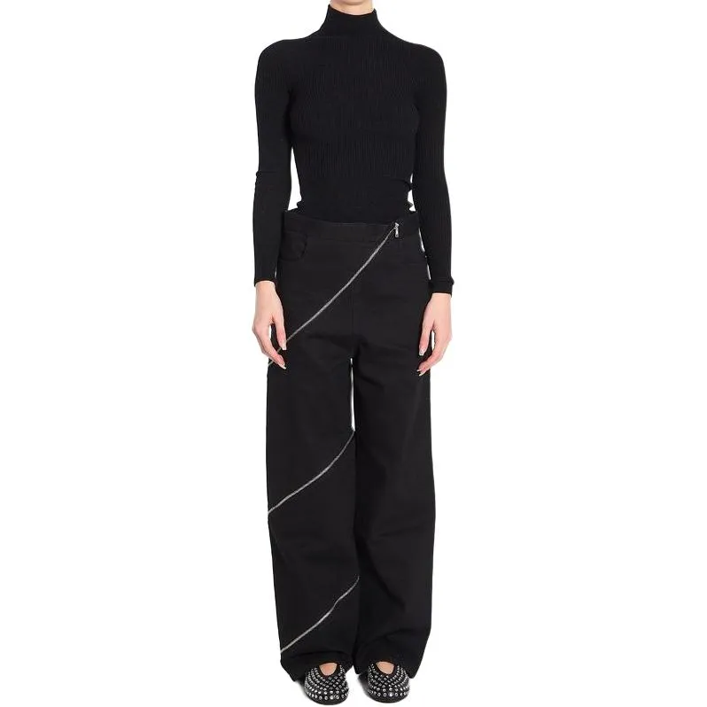 Alaia Ribbed Knitted Bodysuit-2