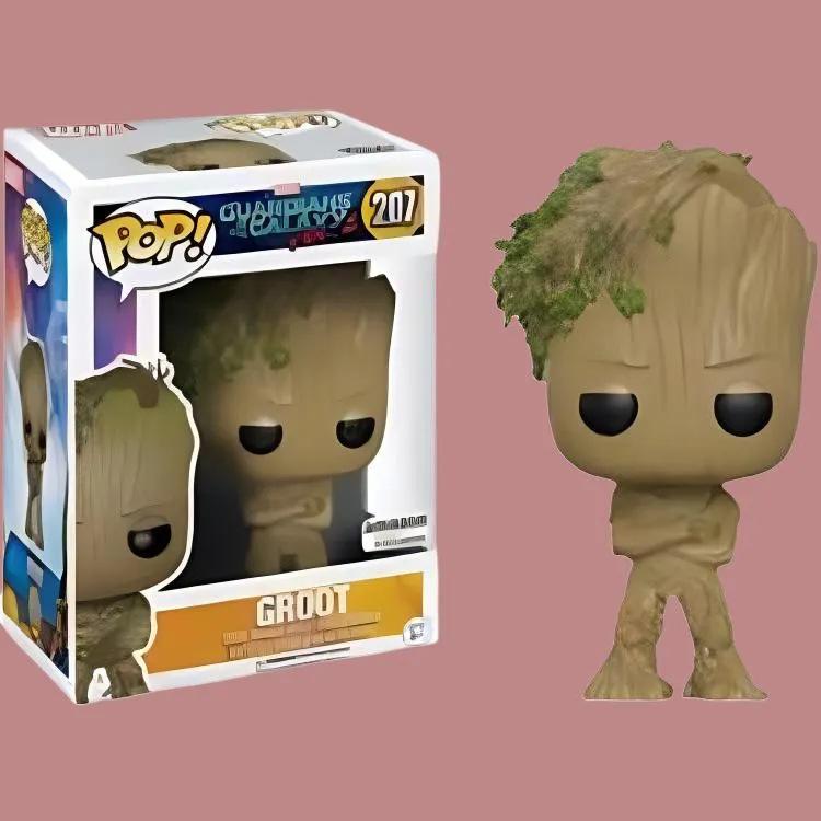 Funko Groot POP! Collection Marvel Movie Guardians Of The Galaxy Vol. 2 Small B Chibi Figures-3