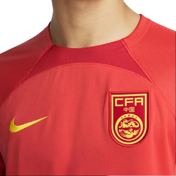 Nike Dri Fit Soccer Jerseys Men Red-6