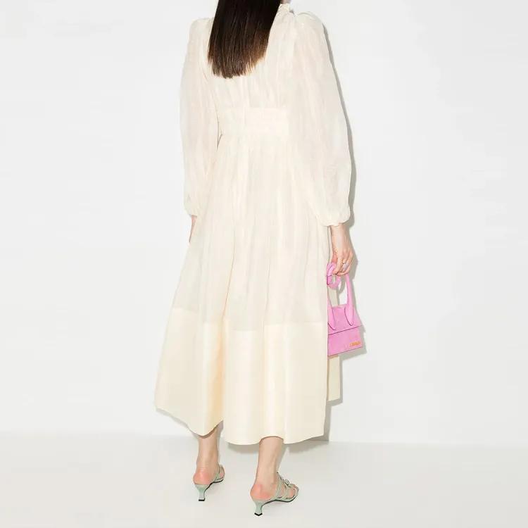 Zimmermann Long-Sleeved Dresses Women's Nude-1