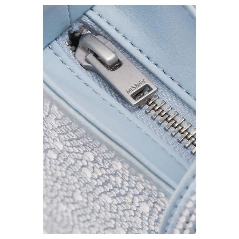 Misbhv Cow Leather Shoulder Bag Mini Women's Baby Blue-2