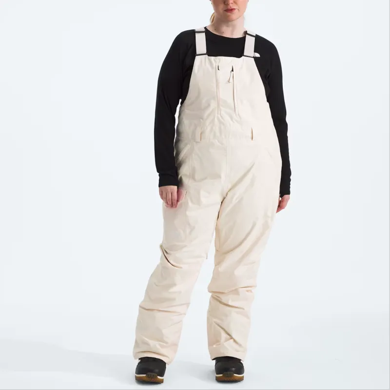 THE NORTH FACE Plus Freedom Bibs Overalls Women's White Sand Dune-1