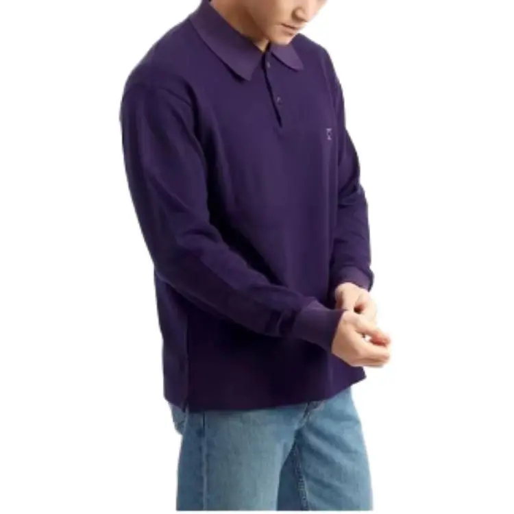 Needles Polo Shirt Men's Purple-2