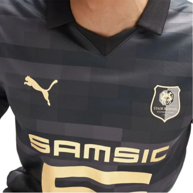 PUMA T-Shirt Men's Puma Black Matte Puma Gold-4