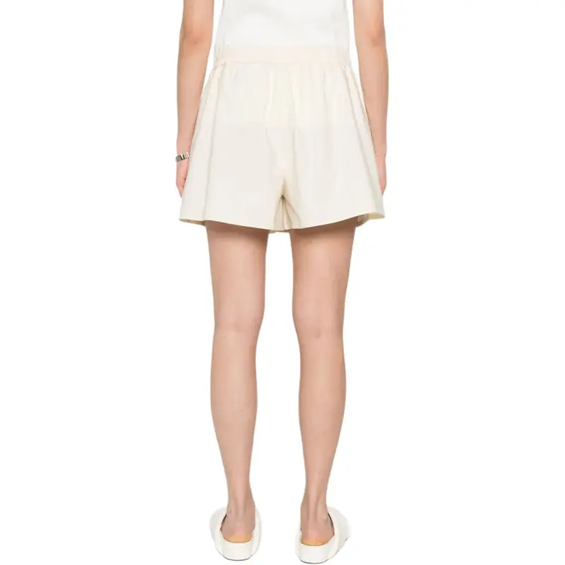 Moncler Elastic Waistband Flared Shorts-4