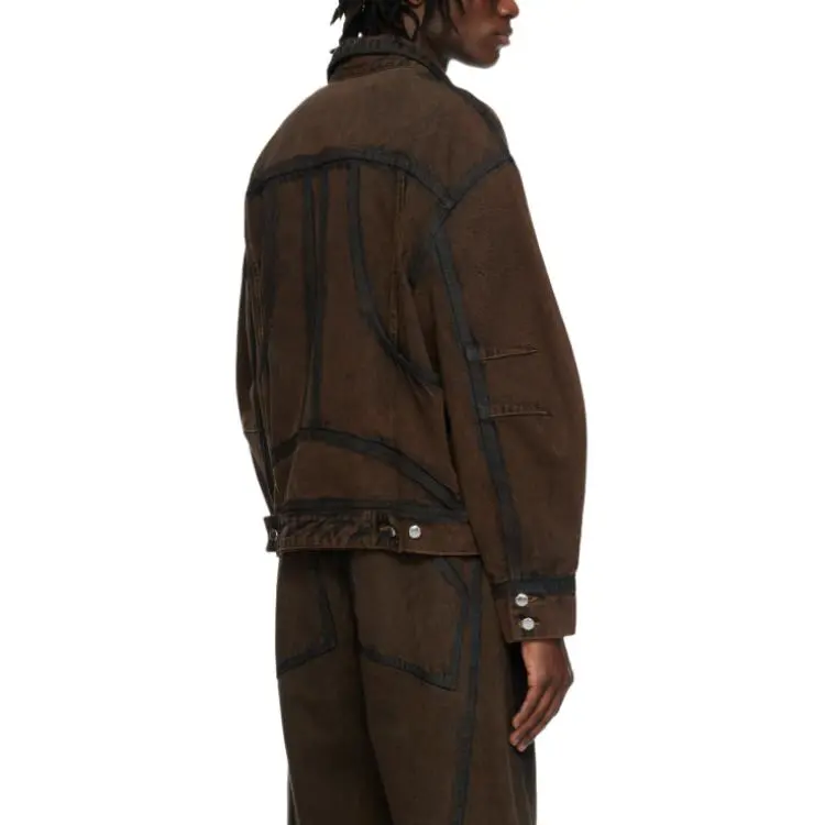 ECKHAUS LATTA Outline El Redux Denim Jacket-1