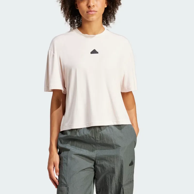 Adidas CITY ESCAPE FW24 T Shirt Women's Ecru-1