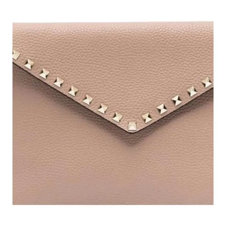 Valentino Leather Clutch Women's Pink-2
