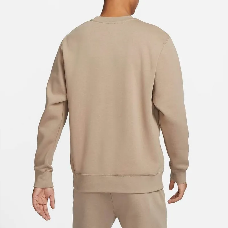 Nike Casual Sportswear Men Set Brown Top+Gray Pants-2