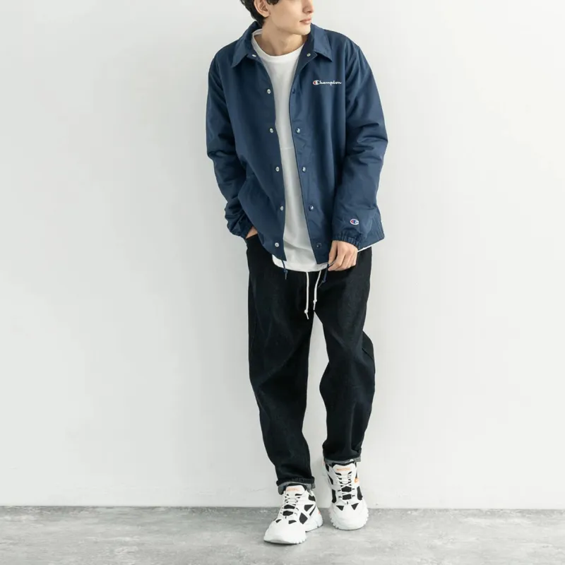 Champion FW21 Velvet feel Coat Japan Version Winter Unisex Dark Blue-2