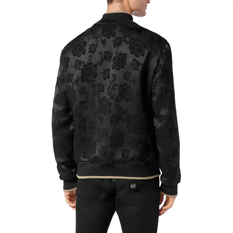 PHILIPP PLEIN Jacquard Flowers Bomber Jacket-2