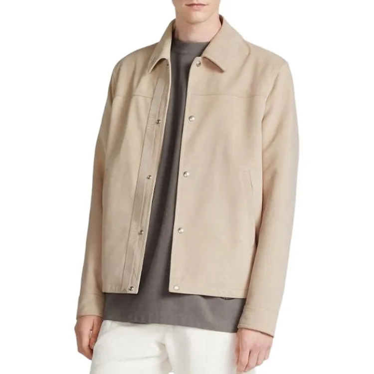 DIOR FW23 Leather Jacket Men's Camel-2