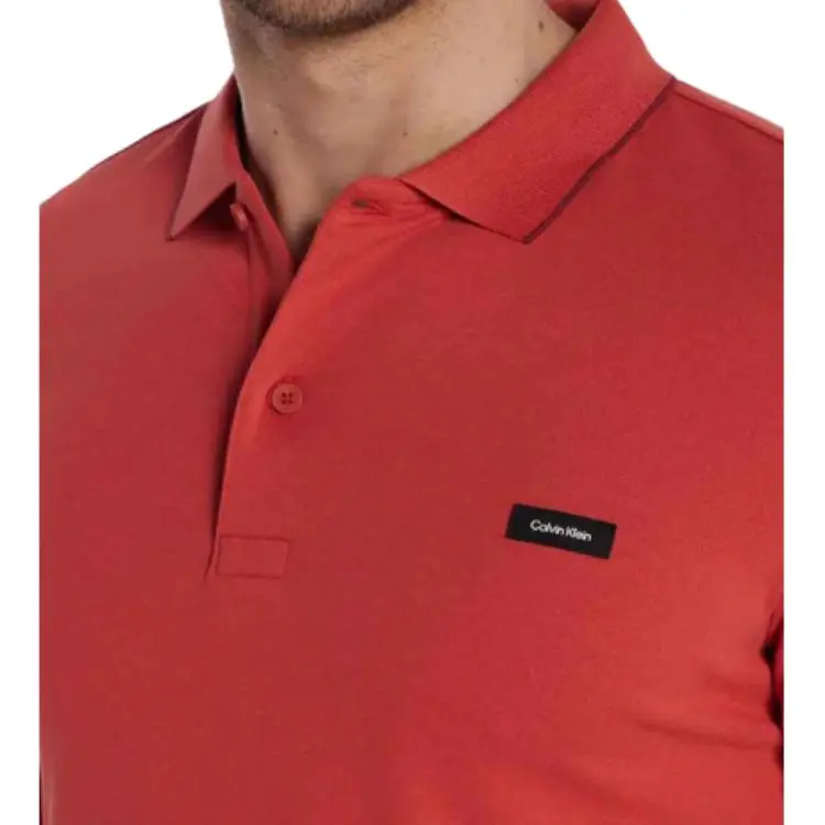 CALVIN KLEIN Polo Shirt Men's Red-3