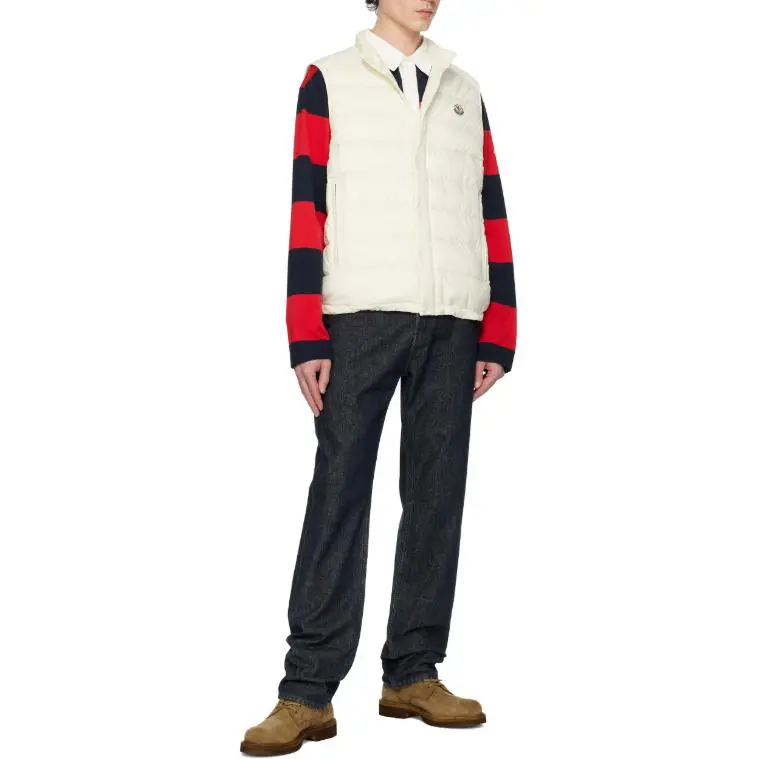 Moncler Barthe Logo Patch Padded Vest-2
