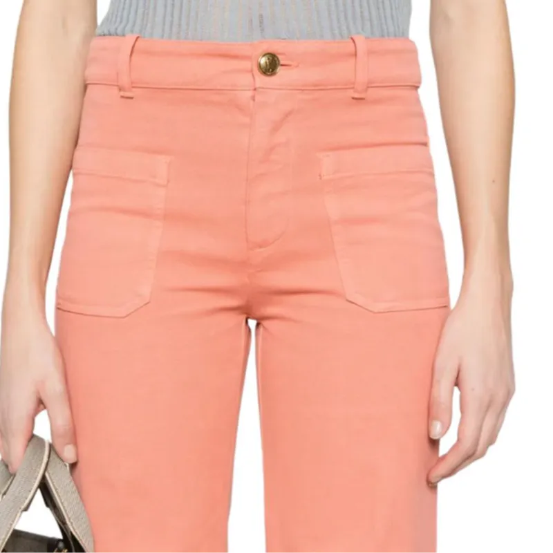 Chloé Flared Cropped Trousers-4