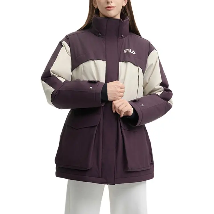 FILA ORIGINALE Down Jacket Women's Sandalwood Brown-4