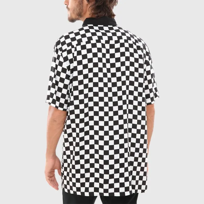 Vans CHECKER CAMP Shirts Men Black-4