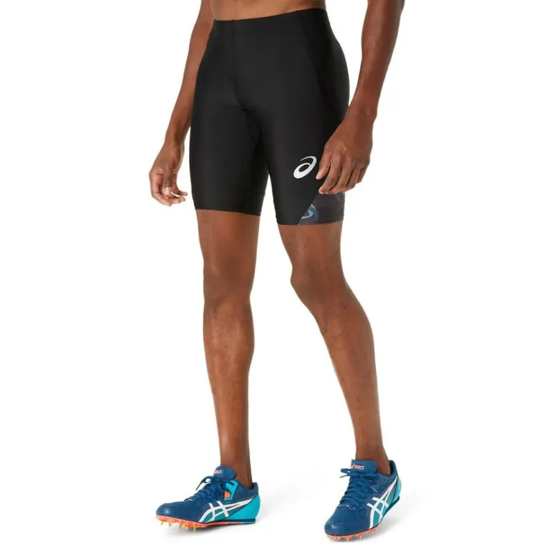 Asics SUMINAGASHI SS25 GRAPHIC MIDDLE Sports Shorts Men's Black-3