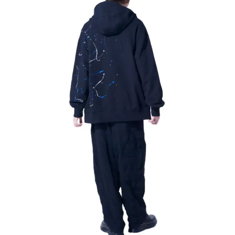 Yohji Yamamoto S'YTE FW24 Sweatshirt Unisex Black Blue-12