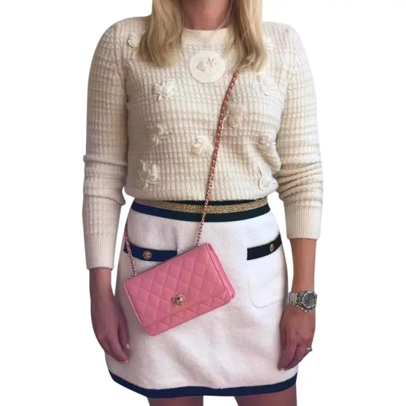 CHANEL Sweaters Women's White-2