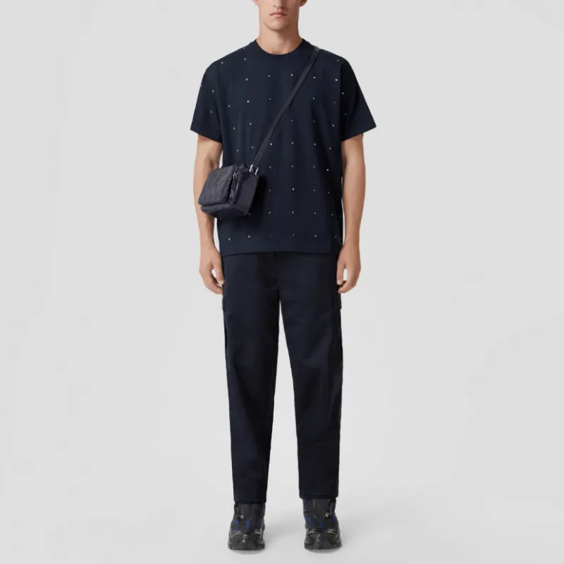 Burberry SS23 T-Shirt Men's Dark Charcoal Blue-2