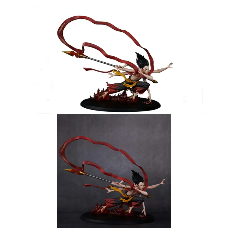 BANDAI Ne Zha Demon Child Descends 10cm Scale Figures-5