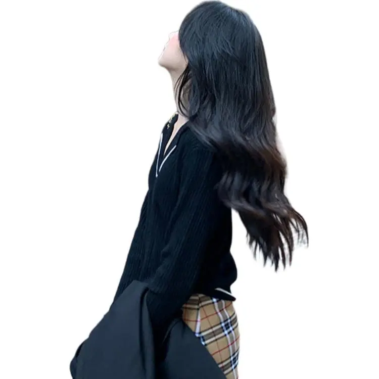 XINBANGBANG Knitwear Women's Black-1