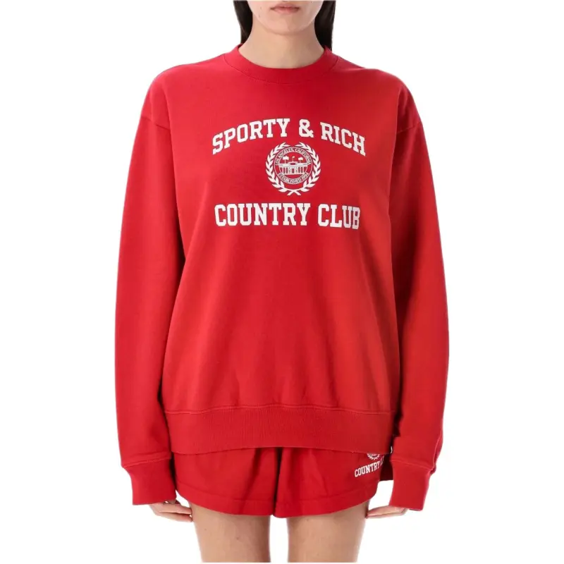 SPORTY & RICH Cotton Sweatshirt-1