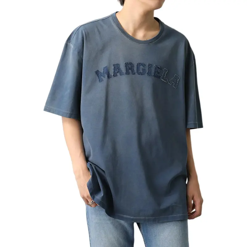 Maison Margiela Logo Detailed Crewneck T Shirt-3