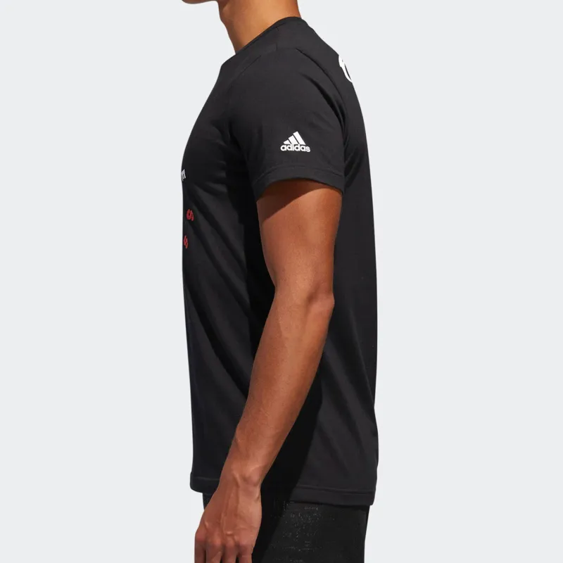 Adidas T Shirts Men Black-3