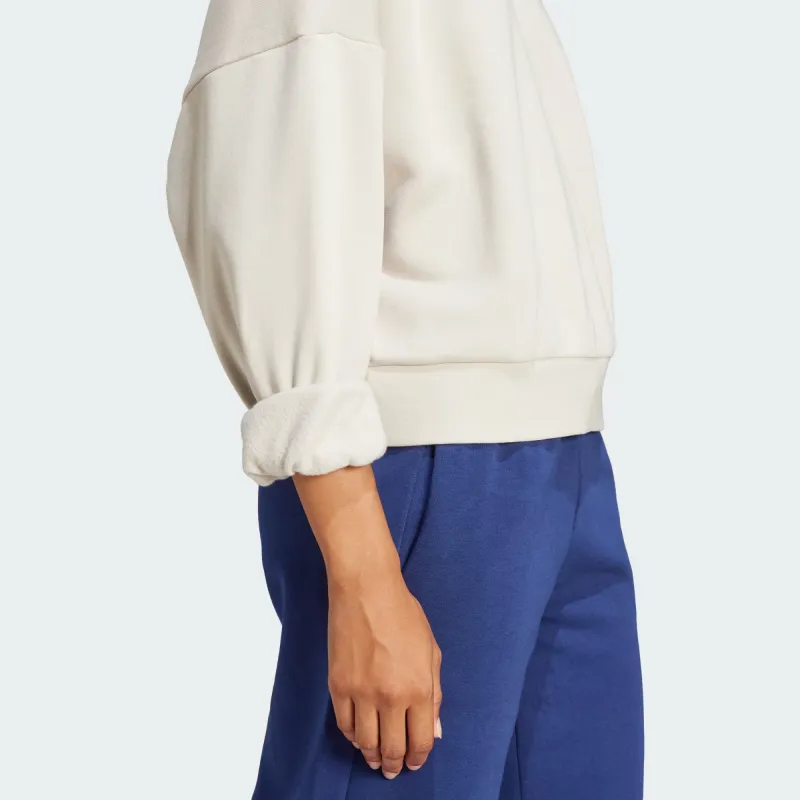 Adidas Free Shipping With AdiClub Essentials Small Logo Feelcozy Sweatshirt-3
