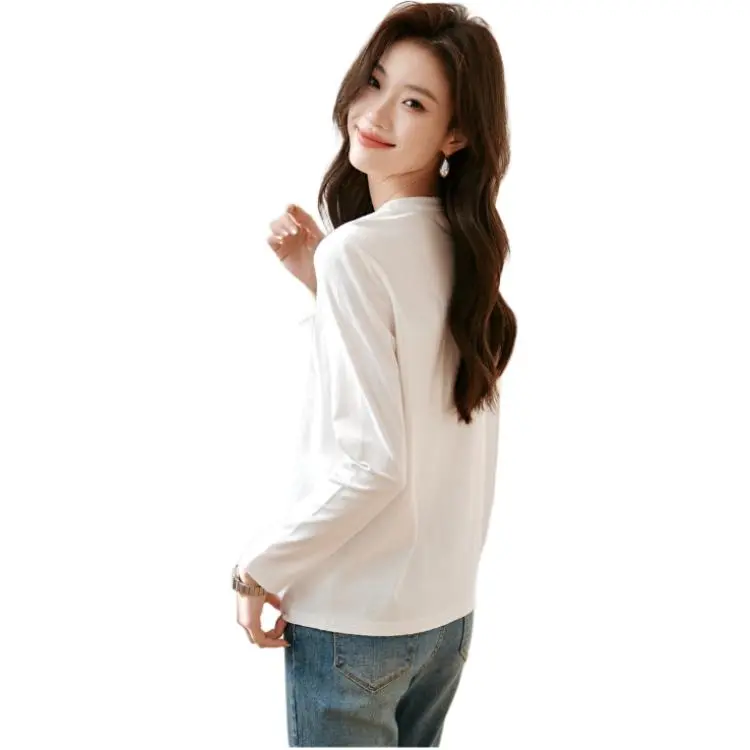 Mo Han Yi Mei T Shirt Women's White-1