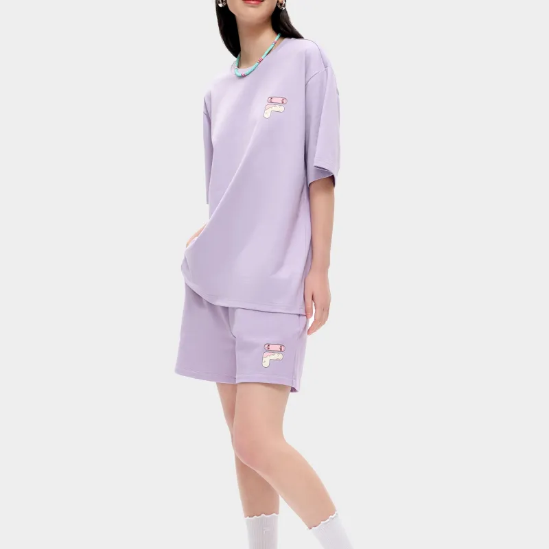 FILA FUSION Casual Shorts Women's Fantasy Purple-3