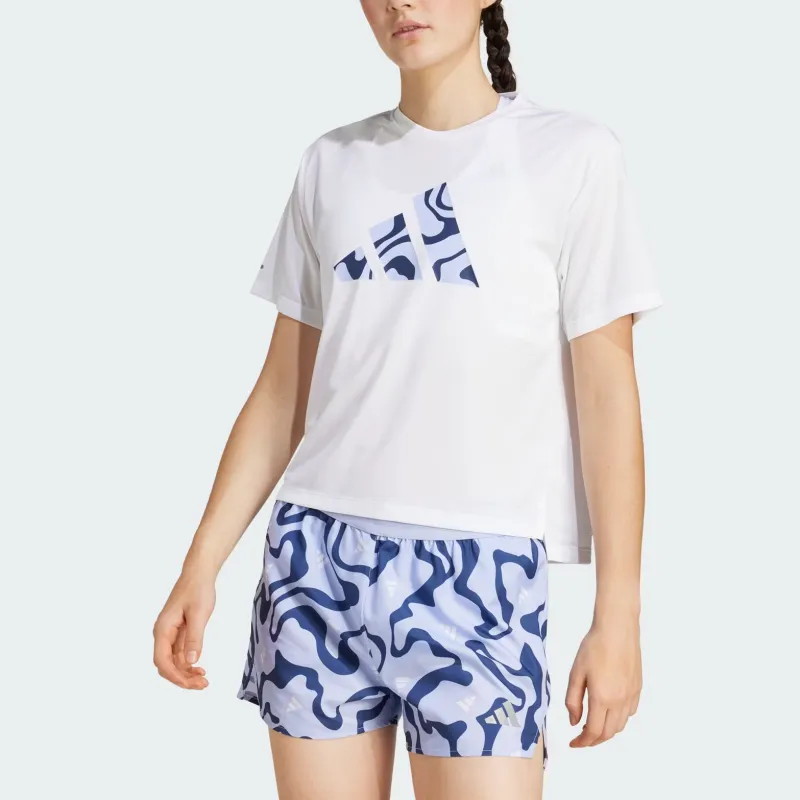 Adidas BRAND LOVEClimacool SS25 T Shirt Women's White-2