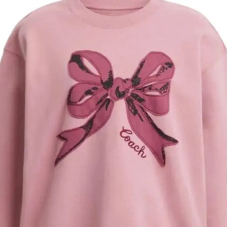 COACH FW24 Sweatshirt Women's Pink-4