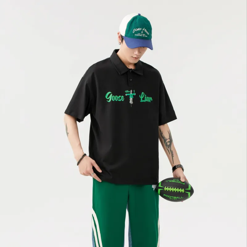 GOOSELIAR Polo Shirts Unisex-10
