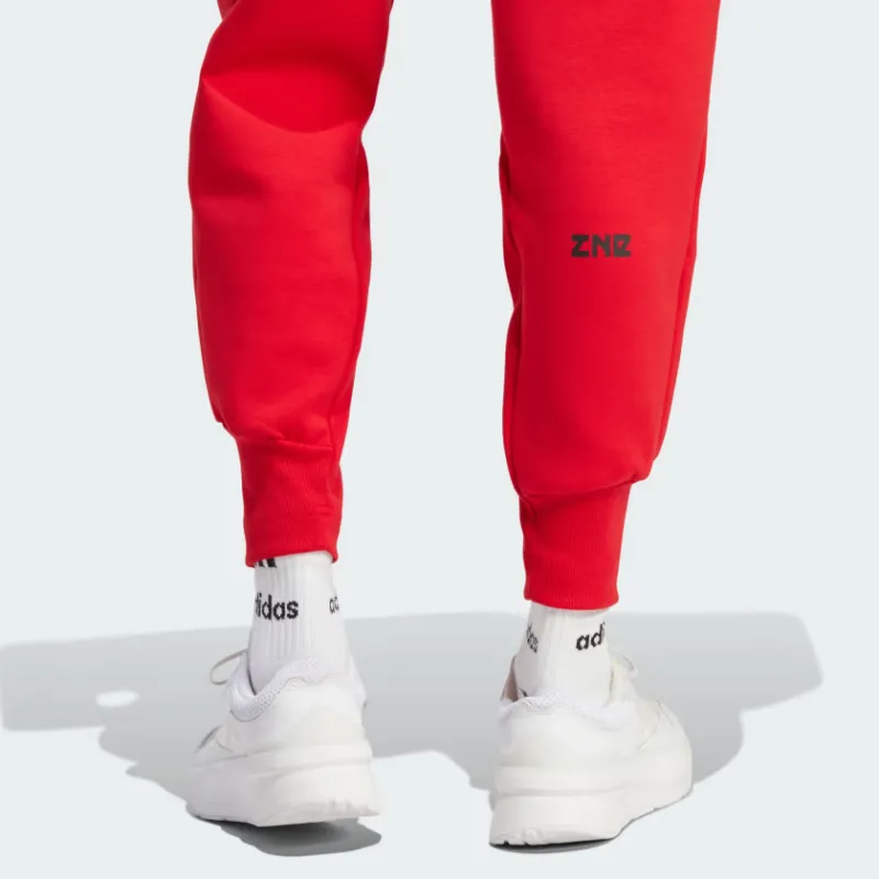 Adidas Z.N.E. Collection Knitted Sweatpants Women's Red-5