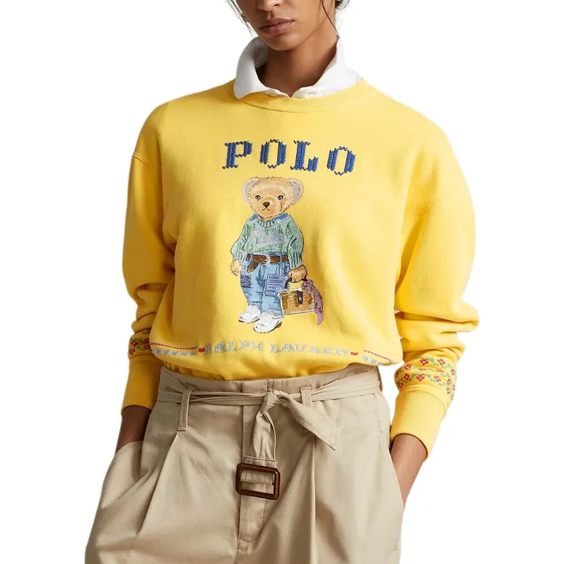 Polo Ralph Lauren Sweatshirt Women's Yellow-3