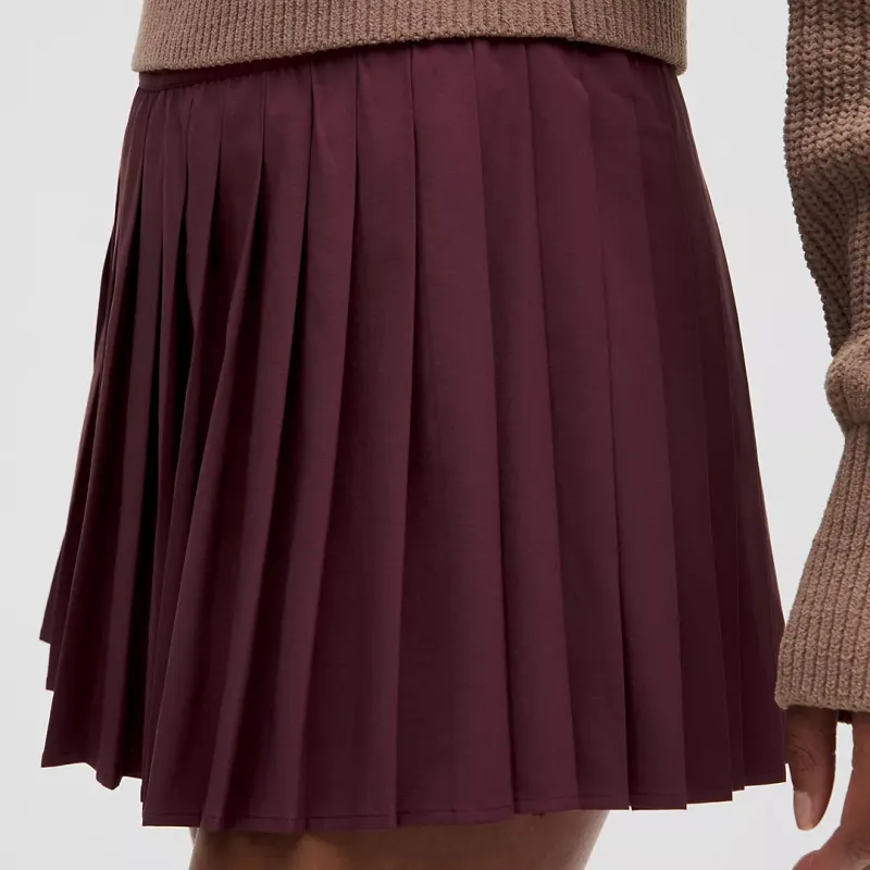 Lululemon PleatedHigh-Rise Casual Short Skirts Women's-2