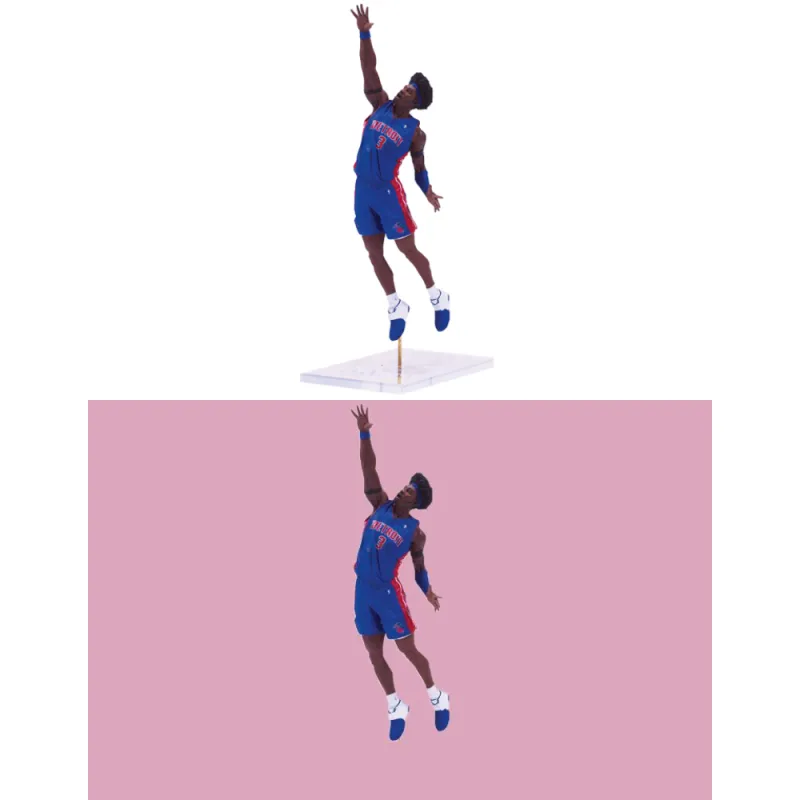 McFARLANE NBA Star Characters Maikfan NBA Collection 7th Ben Wallace Block Scale Figures-1