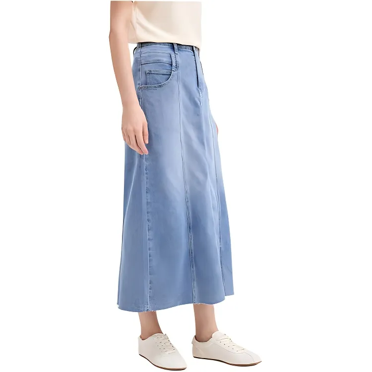 NAVIGARE Denim Long Skirt Women's-2