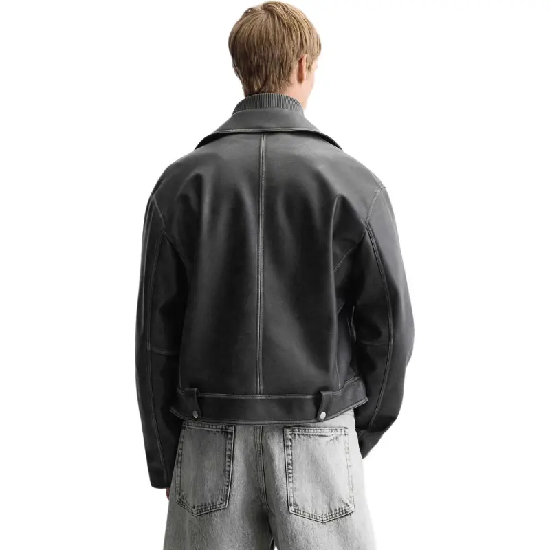 ZARA Jackets Men Brown-3
