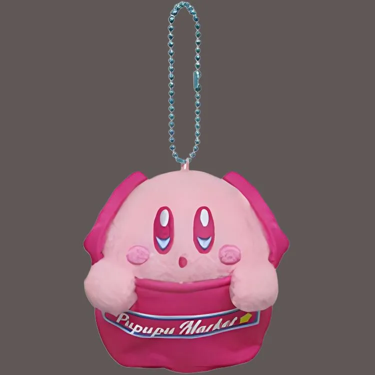 Kirby Supermarket Limited Edition Small Size Pendant Pink Dolls Plush Pendant 9cm Height-1