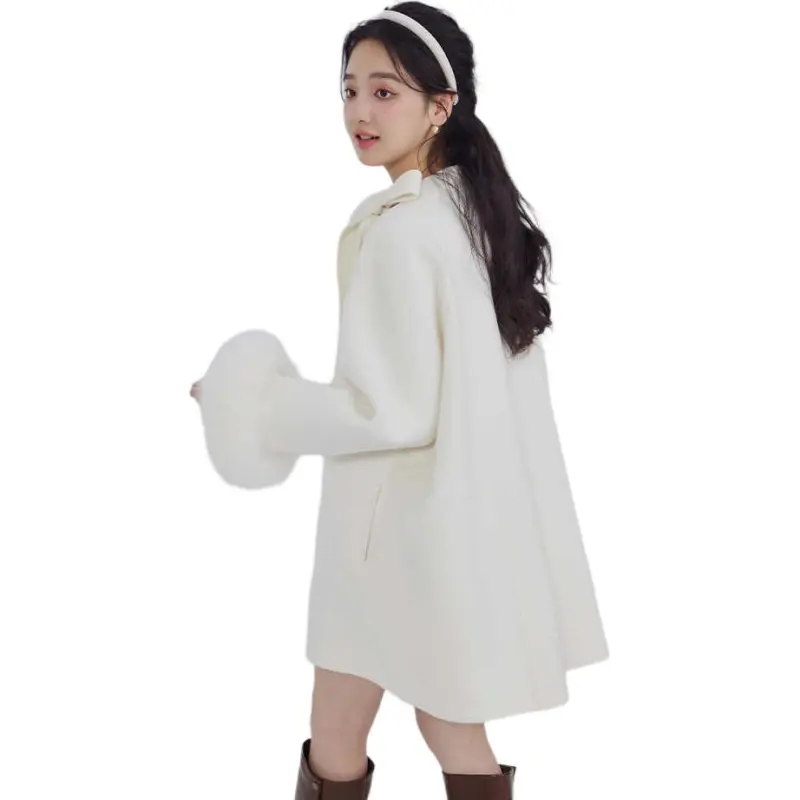 DEAR DEER PUFF Coats Women's White-2