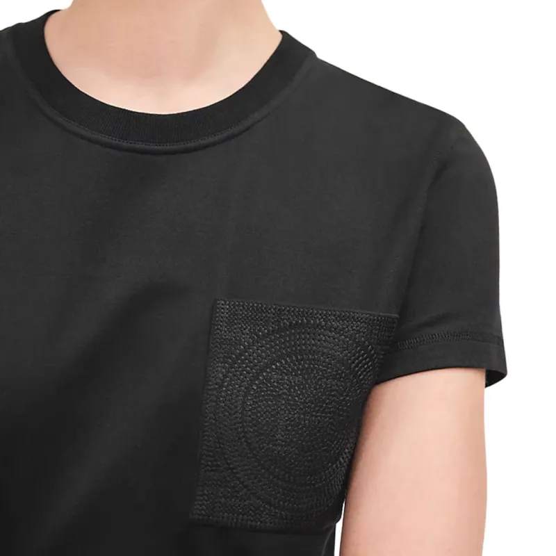 HERMES T Shirts Women's Black-4