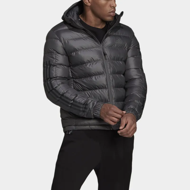Adidas Puffer Jackets Men Dark Gray-4