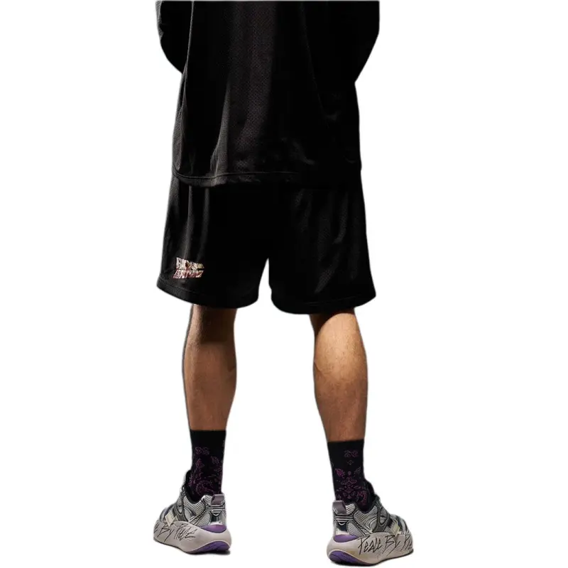 VESSEL x HUIDAOWEILAI,LIANMINGKUAN Casual Shorts Unisex Black-7
