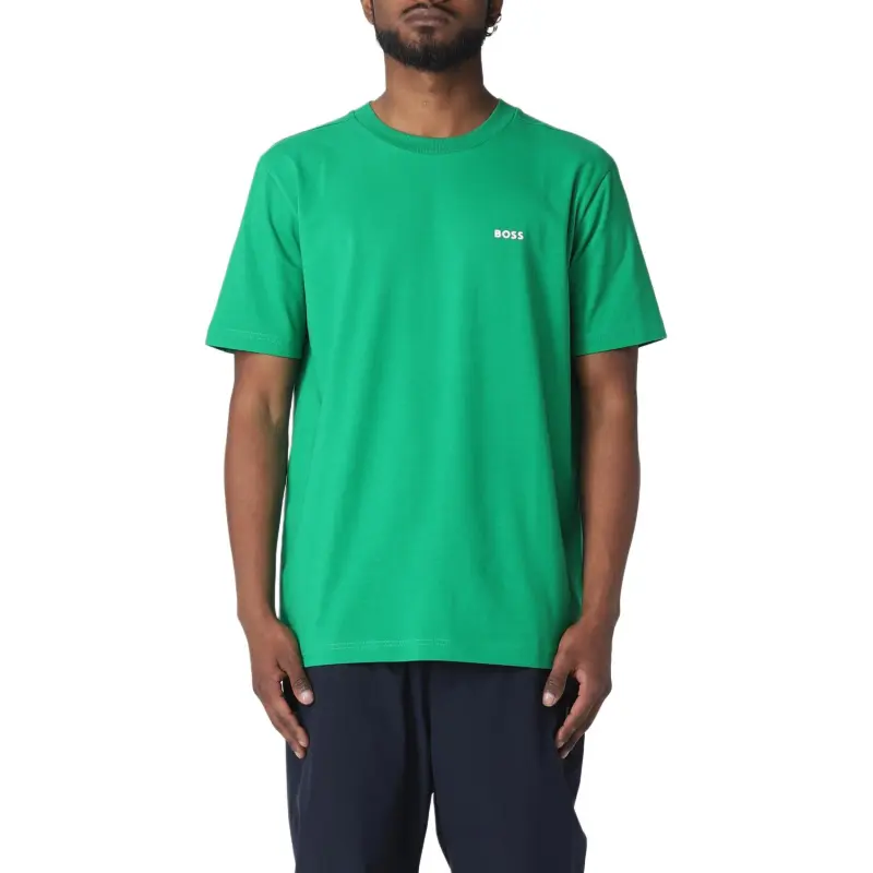 HUGO BOSS T Shirts Men Green-2